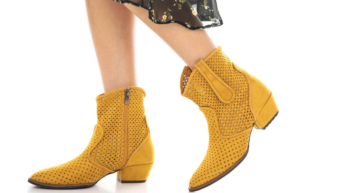 Winter Yellow Shoes for Women