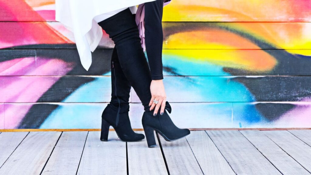 Winter Black Shoes for Women