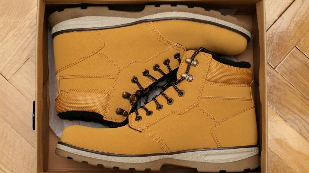 Yellow Winter Shoes for Men