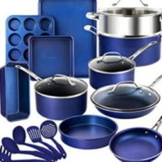Aqua Blue Pan Cookware