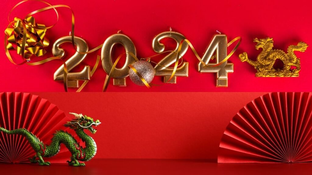 Lunar New Year 2024 with dragon