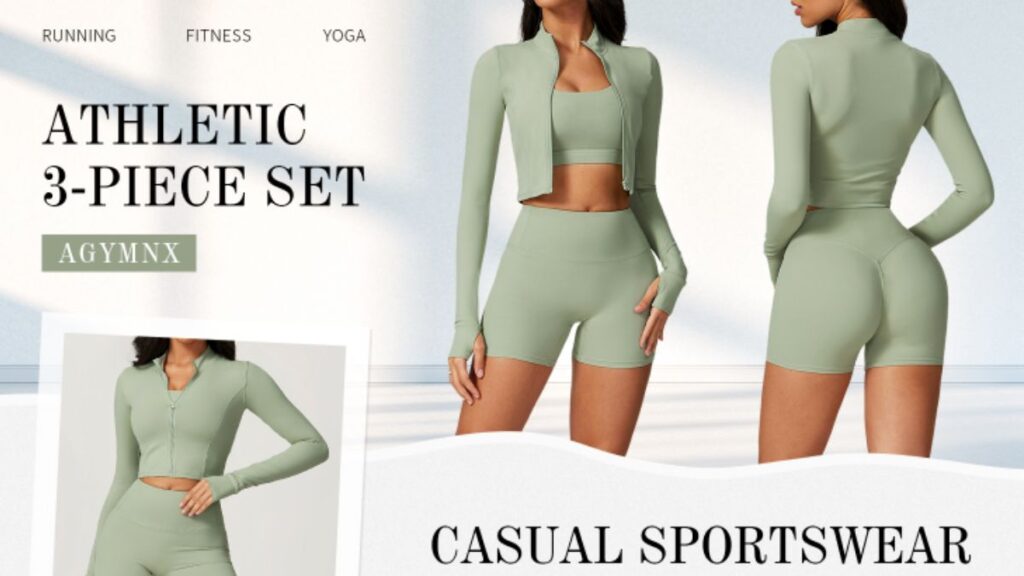 Workout Sets for Women 3 Piece