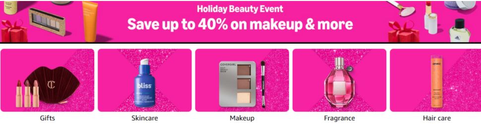 Amazon Holiday Beauty Event