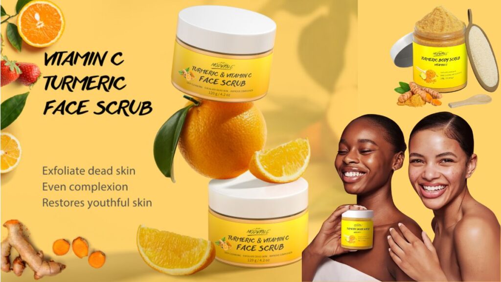 Natural Turmeric And Vitamin C Body Scrub
