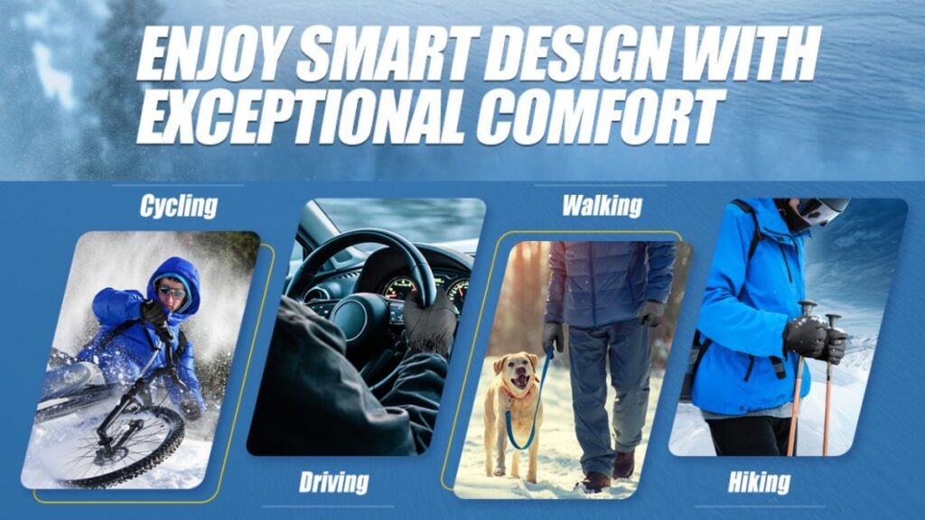 Waterproof snow gloves for Men and Women