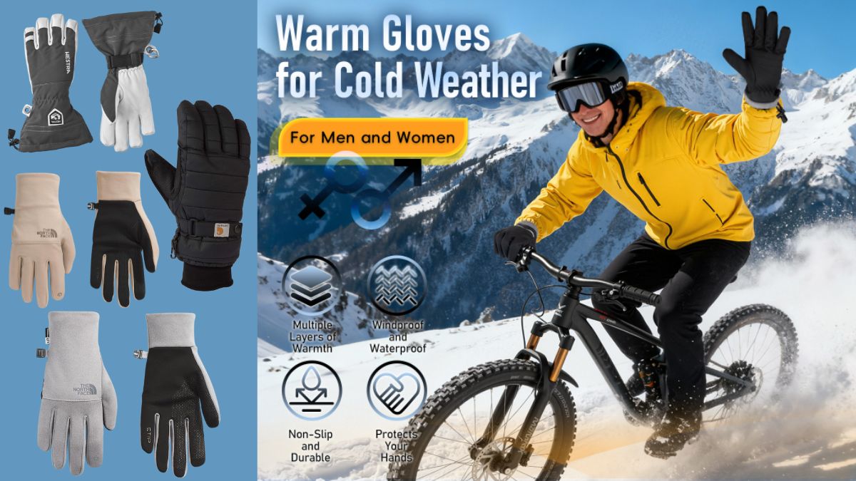 Waterproof snow gloves